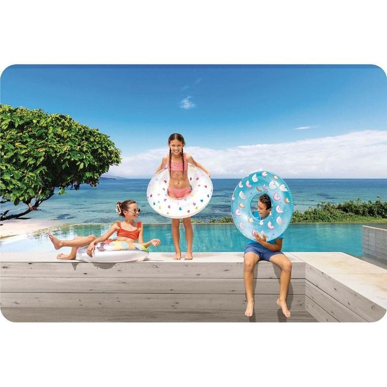 Intex, koło do pływania, kwiaty, 81 cm