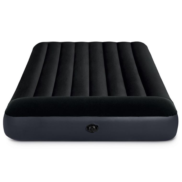Intex, pełnowymiarowe łóżko dmuchane z poduszką