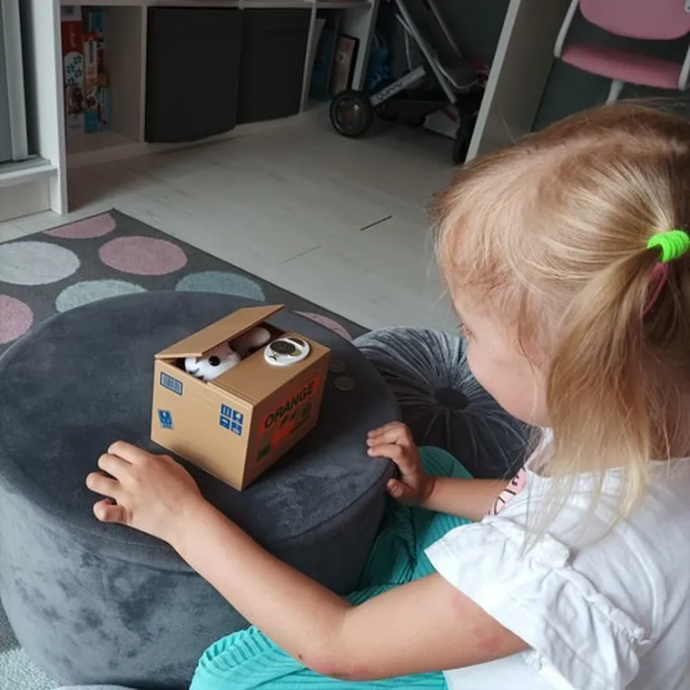 Iso Trade, skarbonka na baterie, kotek