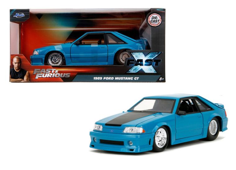 Jada Toys, Fast & Furious, Ford Mustang GT 1989, model pojazdu, 1:24