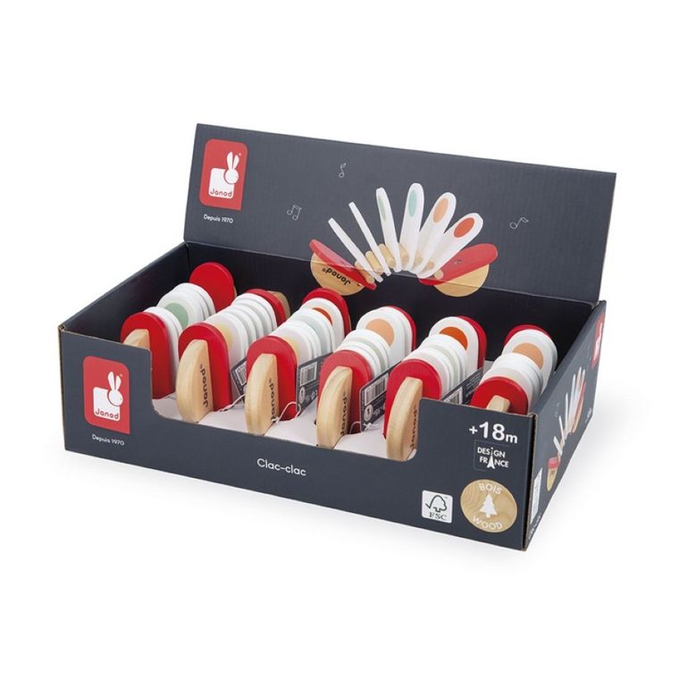 Janod, Confetti, kołatka, drewniana