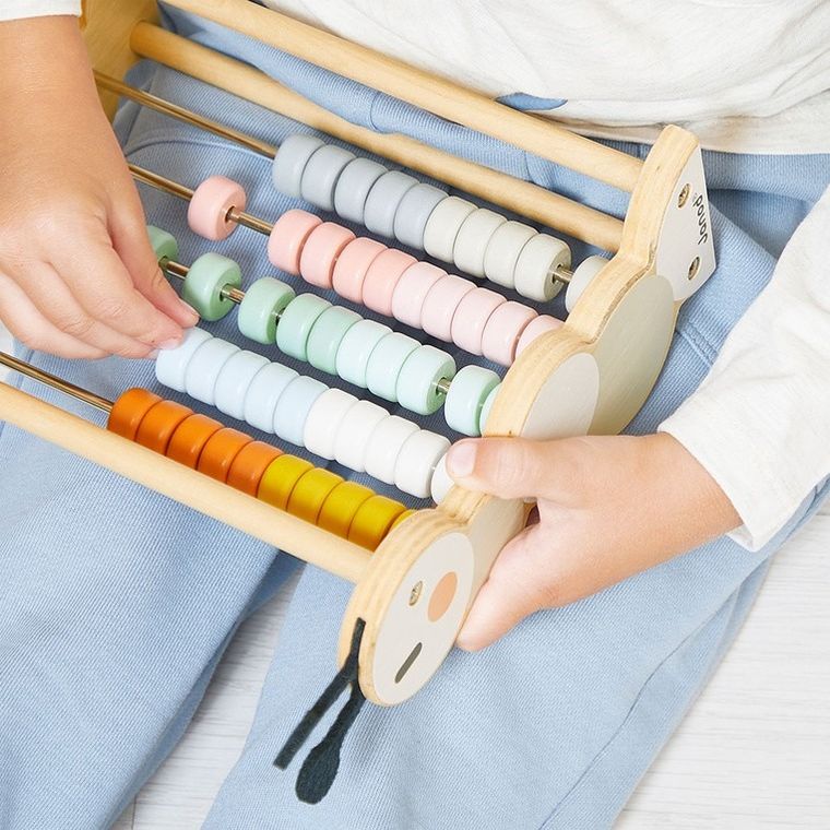 Janod, drewniane liczydło, gąsienica