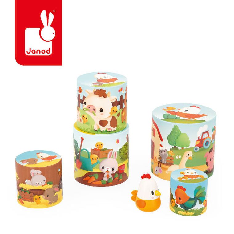 Janod, Farma, Piramida kura, 6 elementów