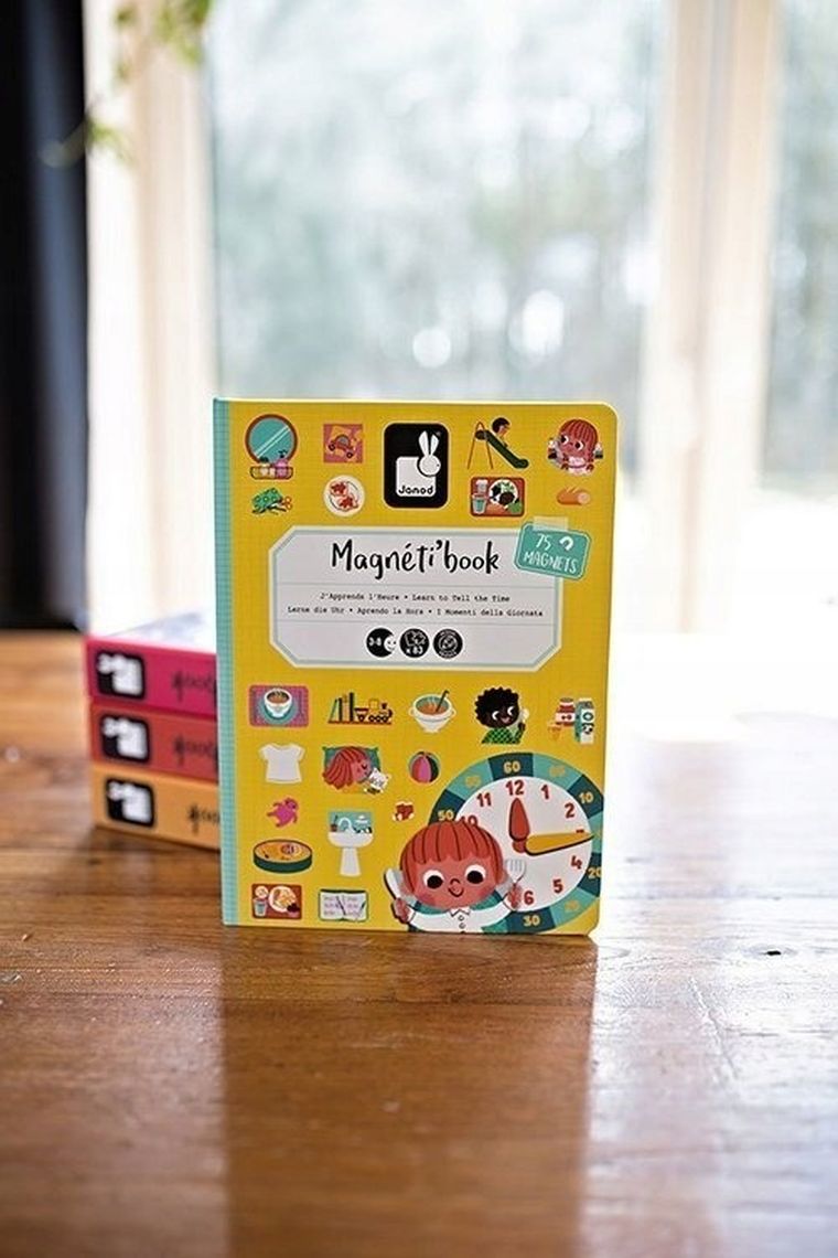 Janod, Magneti’book, Uczę się zegarka, magnetyczna układanka
