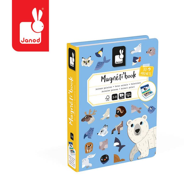 Janod, Magneti’book, Zwierzęta polarne, magnetyczna układanka