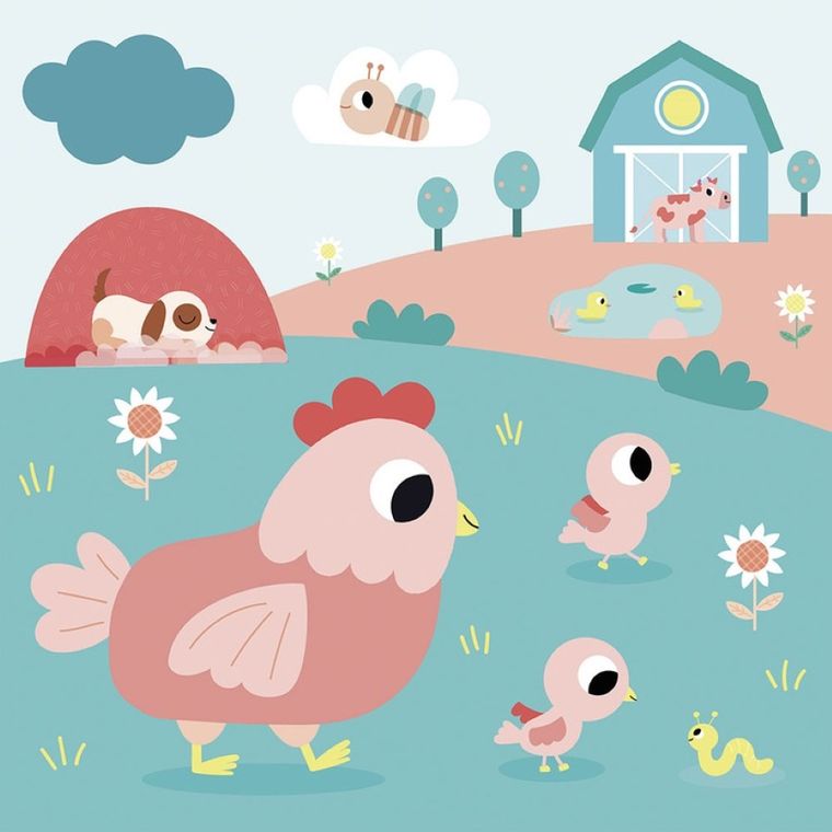 Janod, My arts & crafts, zestaw kreatywny, kolorowanka wodna