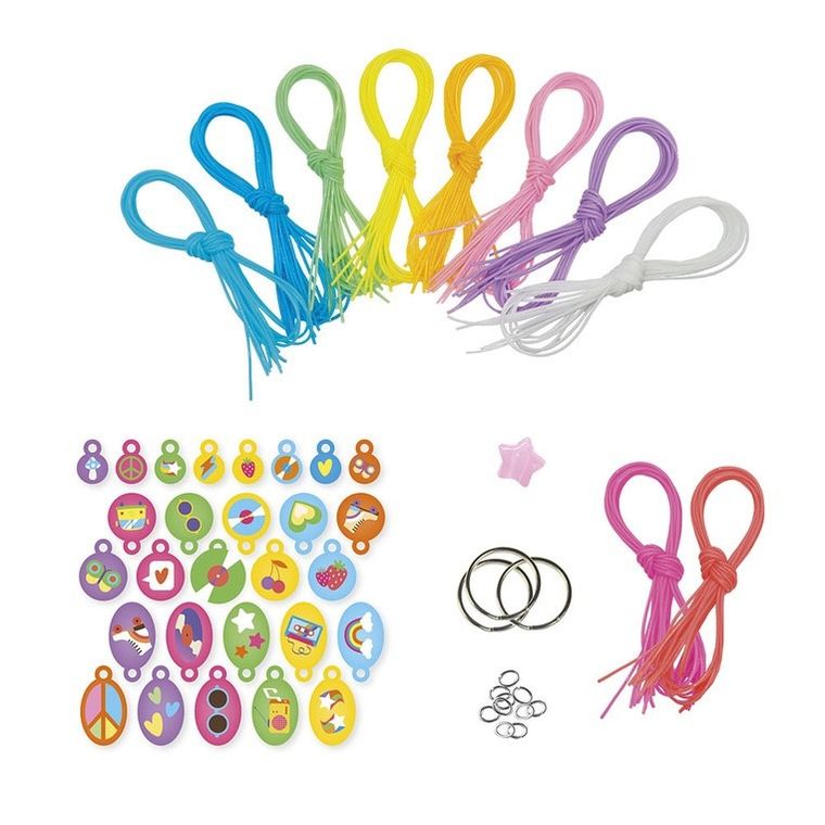 Janod, Scoubidous, Ozdoby z żyłek filofun, zestaw kreatywny