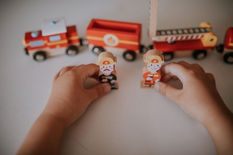 Janod, Story, Straż pożarna, pociąg drewniany