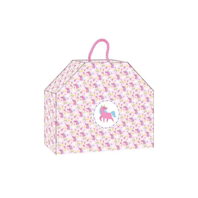 Janod, Tęczowa kraina, zestaw kreatywny do tworzenia biżuterii z drewna