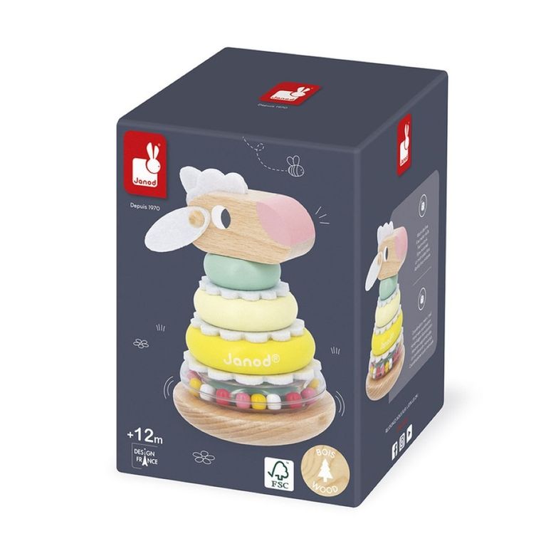Janod, Zigolos, piramida, drewniana, wieża wańka-wstańka