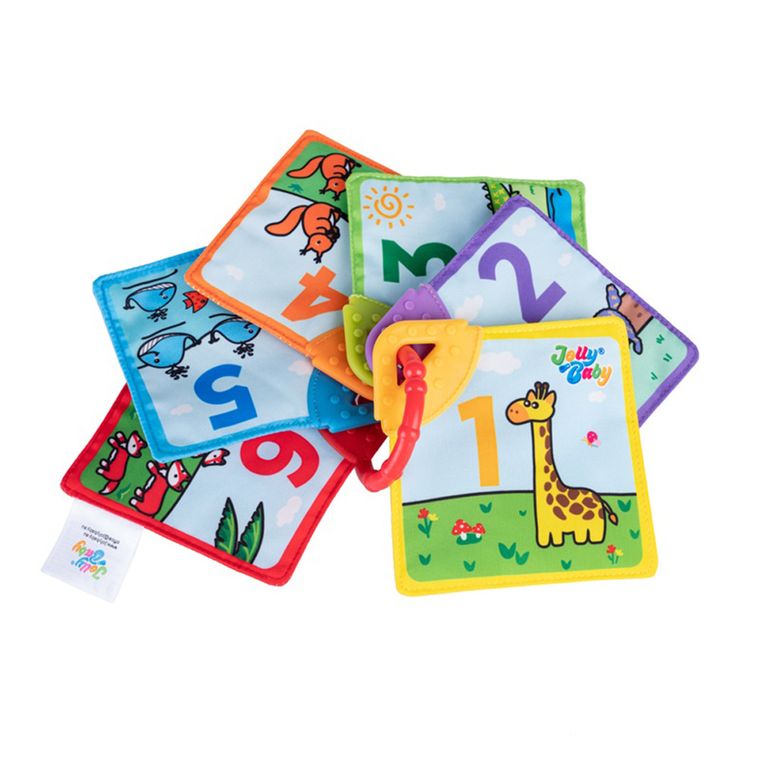 JollyBaby, Zwierzęta, książeczka z gryzakiem