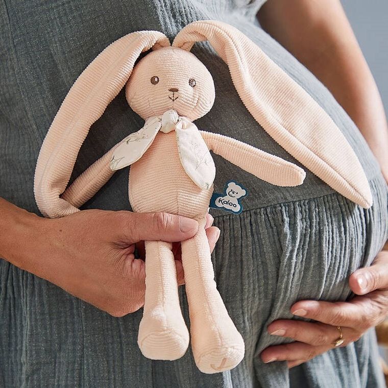 Kaloo, Lapinoo, Królik, maskotka w pudełku, brzoskwiniowa, 25 cm