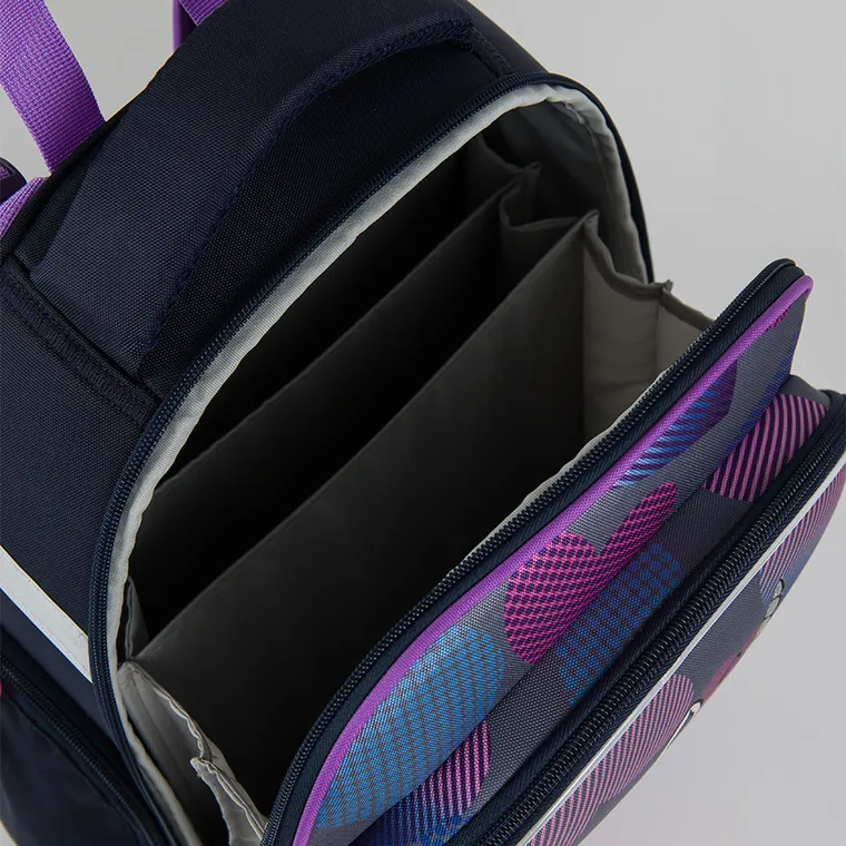 Kayokki, plecak szkolny, 1-komorowy, Jednorożec - serduszka