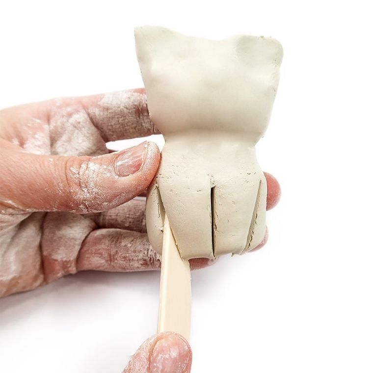 Kidea, glina samoutwardzalna, zestaw kreatywny, misie