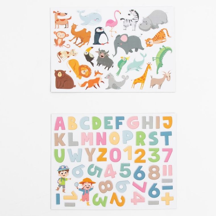 Kidea, ZOO, przenośny zestaw tablic 5w1, zestaw kreatywny