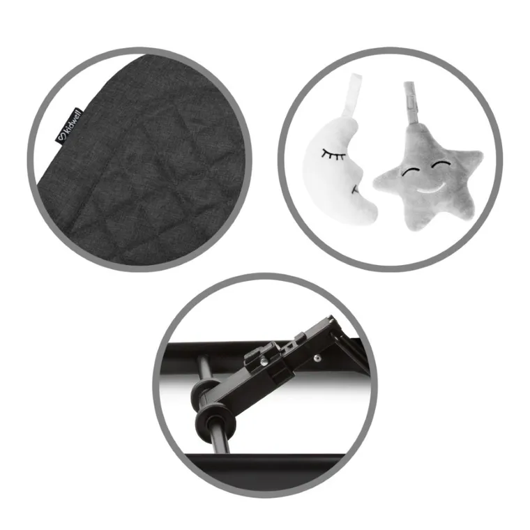 Kidwell, Laro, leżaczek bujaczek, Wooden Black