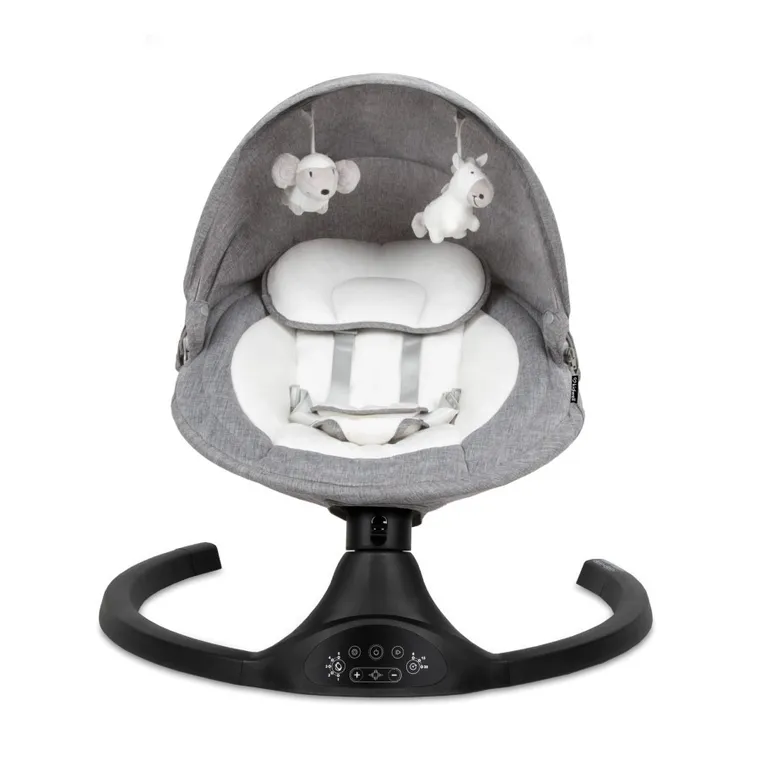 Kidwell, Luxi, bujaczek leżaczek 2w1, elektryczny, dark melange/black