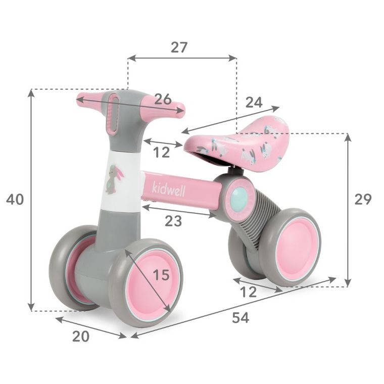 Kidwell, Petito, jeździk, bunny