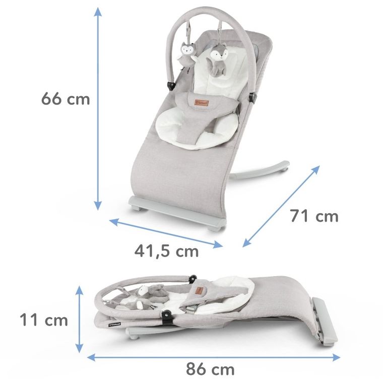 Kidwell, Rubi, bujaczek, szaro-biały