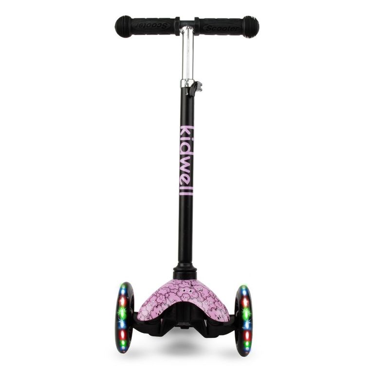 Kidwell, Uno, hulajnoga 3-kołowa LED, balansowa, clouds