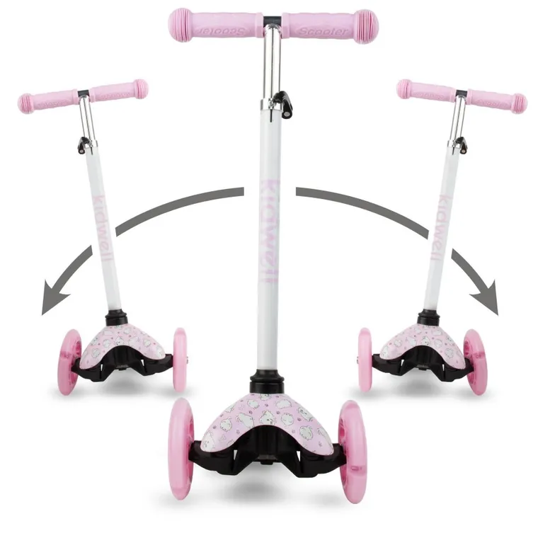 Kidwell, Uno, hulajnoga 3-kołowa LED, balansowa, puppy