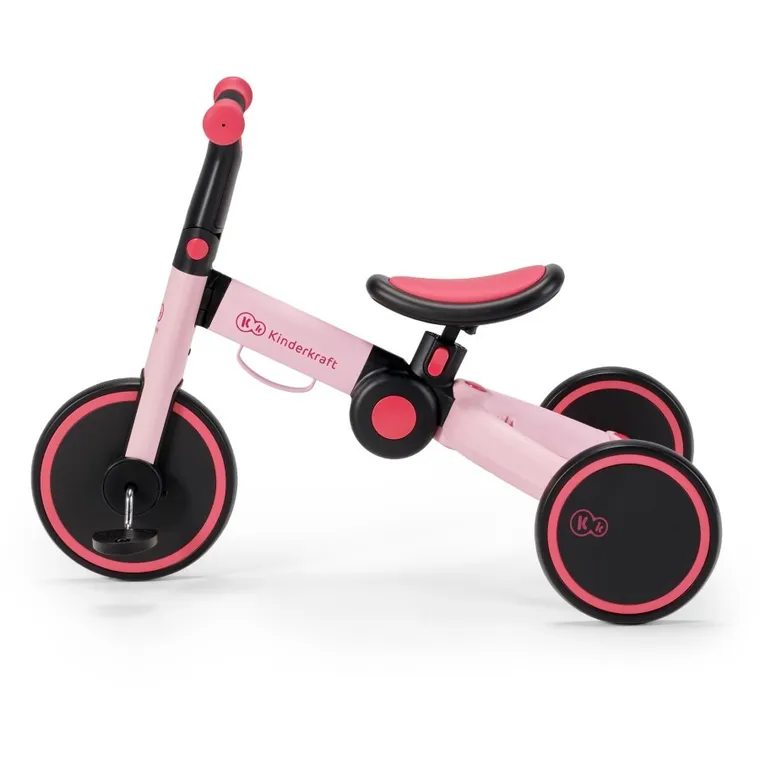 Kinderkraft, 4Trike, rowerek trójkołowy, Candy Pink
