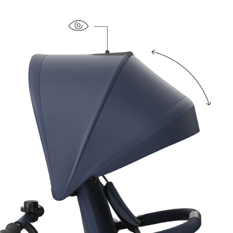 Kinderkraft, Aston 2 Plus, rowerek trójkołowy 6w1, granatowy