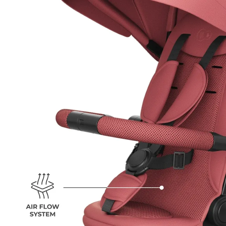 Kinderkraft, Aston 2 Plus, rowerek trójkołowy 6w1, różowy