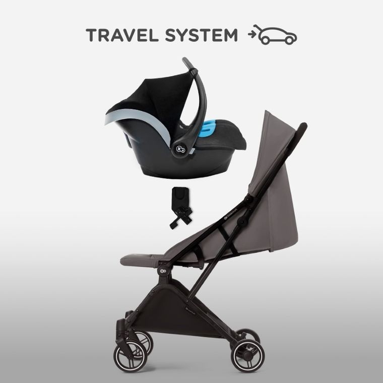 Kinderkraft, Indy 2, wózek spacerowy, Cozy Grey