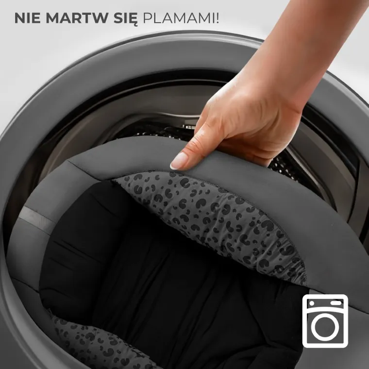 Kinderkraft, Lumi 2, leżaczek bujaczek, Dark Grey