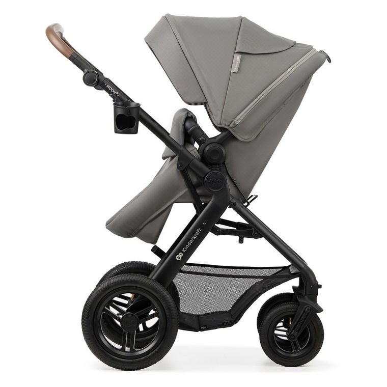 Kinderkraft, Moov 2 Air, wózek wielofunkcyjny, 3w1, Light Grey