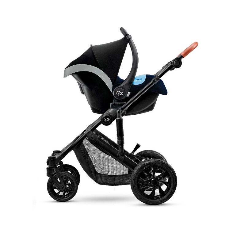 Kinderkraft, Prime, wózek wielofunkcyjny 3w1, Deep Navy