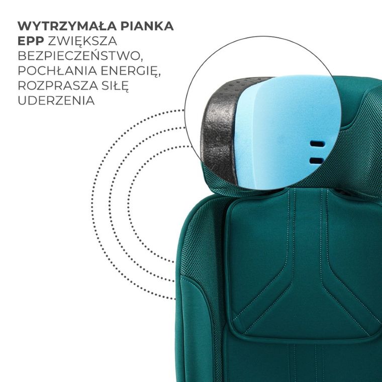 Kinderkraft, Xpedition 3, I-Size, fotelik samochodowy, Green, 40-150 cm