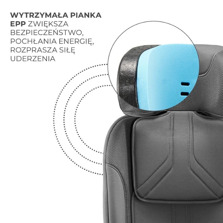 Kinderkraft, Xpedition 3, I-Size, fotelik samochodowy, Grey, 40-150 cm