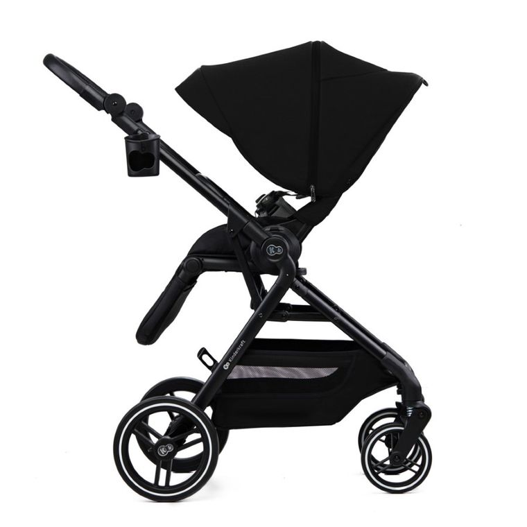 Kinderkraft, Yoxi, wózek wielofunkcyjny 2w1, Pure Black