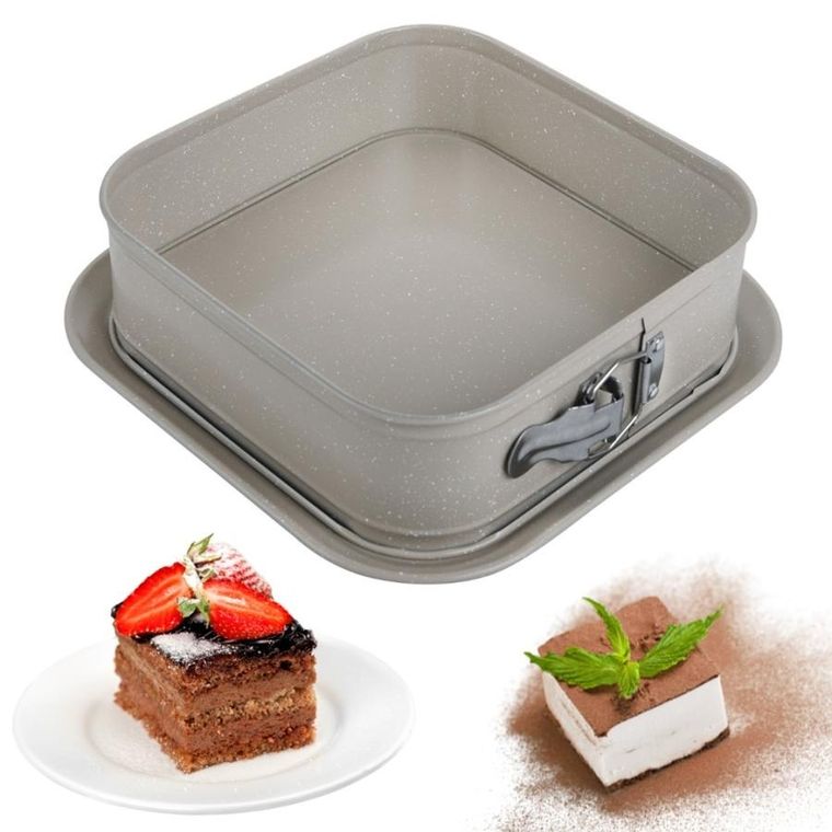 Kinghoff, blacha, forma rozpinana do ciasta, kwadratowa, 27,5-27,5 cm, kh-1977