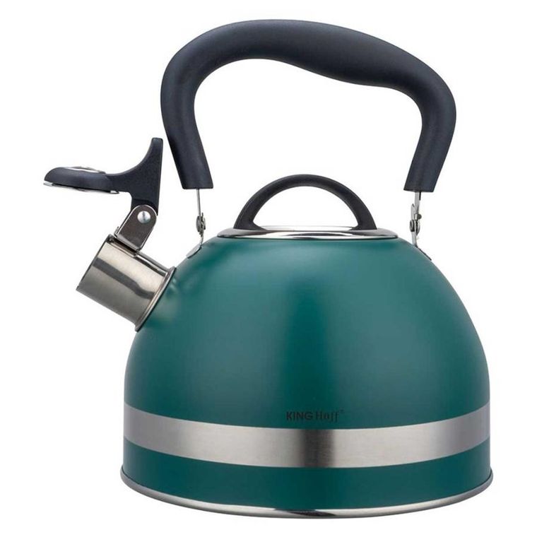 Kinghoff, czajnik, 1.8l z gwizdkiem, zielony