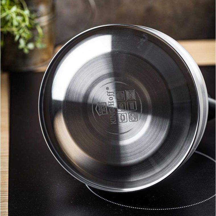 Kinghoff, czajnik z gwizdkiem, beżowy, 1,8l