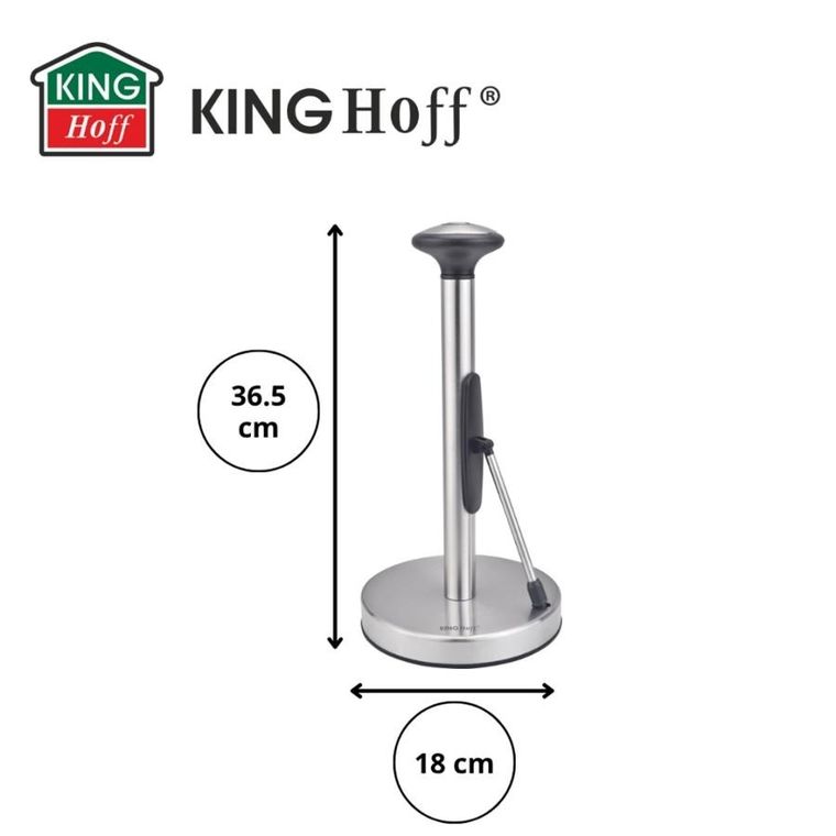 Kinghoff, stojak na ręczniki papierowe, stalowy, kh-1955