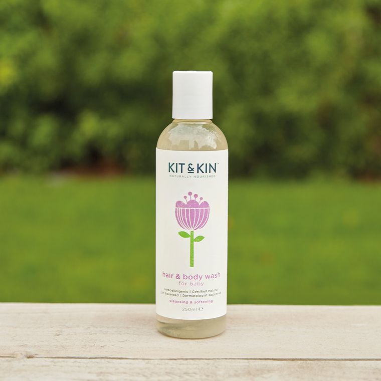 Kit and Kin, organiczny żel do mycia 2w1, do ciała i włosów maluszka, 250 ml