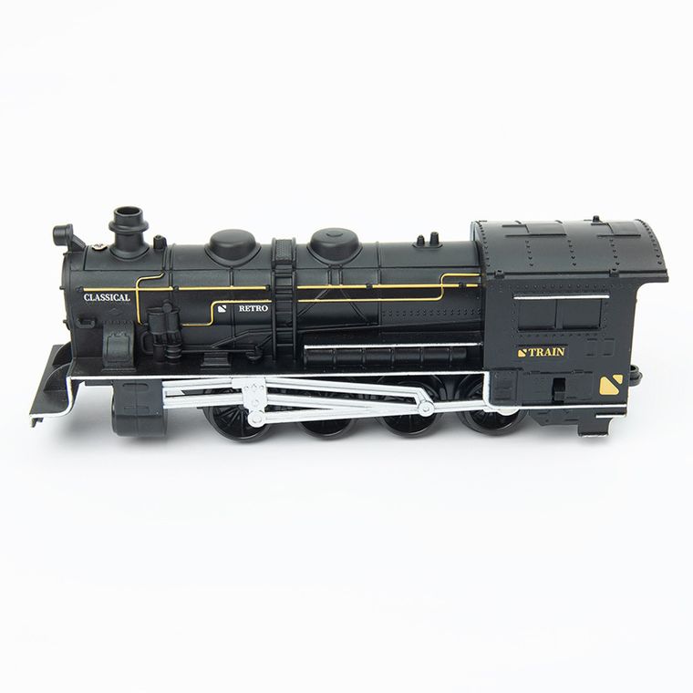 Klasyczna kolejka z torami, światło i dźwięk