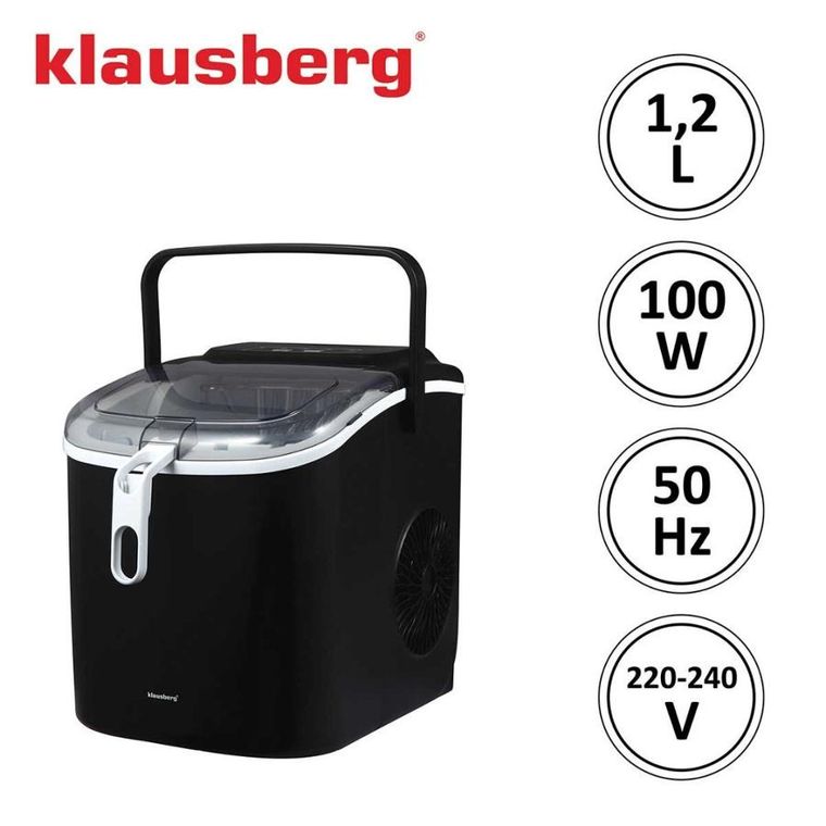 Klausberg, automatyczna kostkarka do lodu, 100W, 1,2l