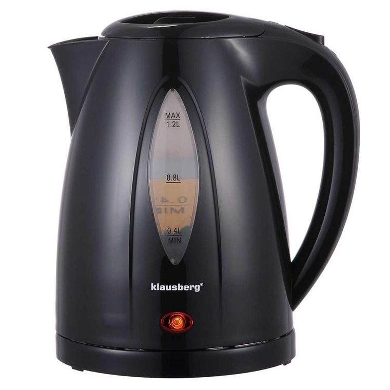 Klausberg, czajnik elektryczny, czarny, 1,2l, KB-9001