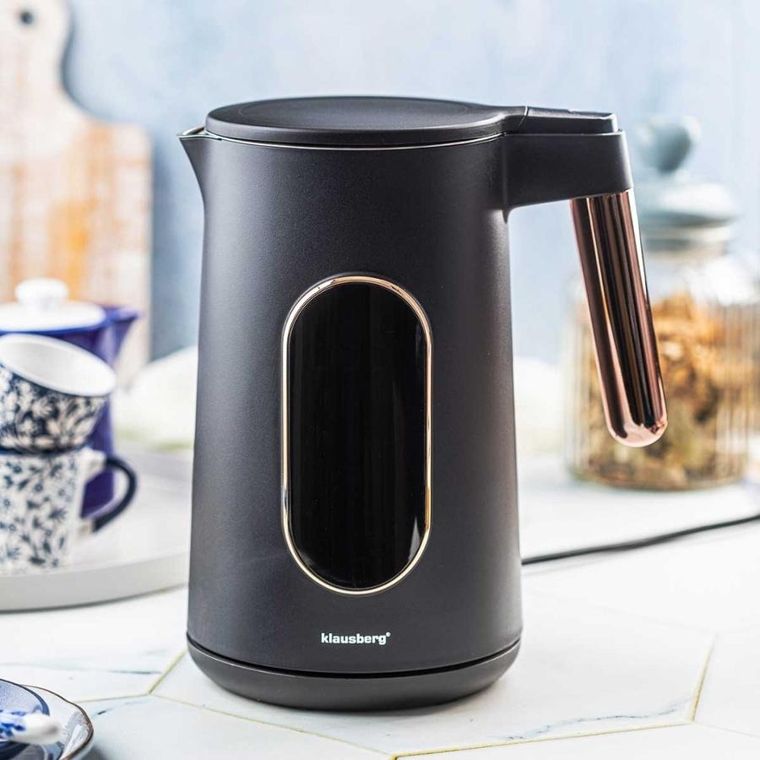 Klausberg, czajnik elektryczny LED z regulacją temperatury, 1,7l