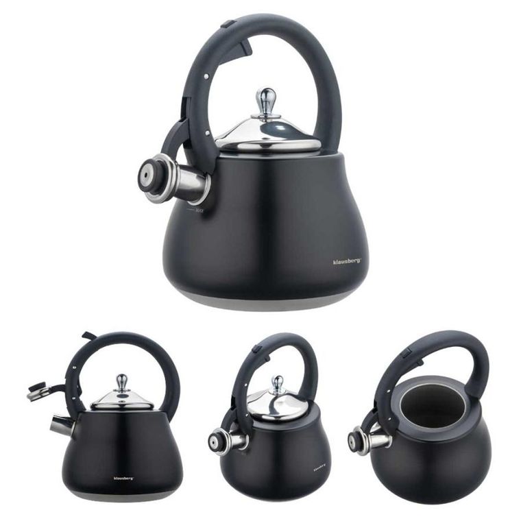 Klausberg, czajnik stalowy z gwizdkiem, 2,8l, KB-7918