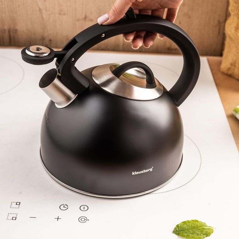 Klausberg, czajnik z gwizdkiem, stalowy, 2,5l, KB-7911