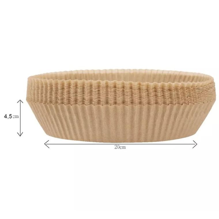 Klausberg, papier do pieczenia, do frytkownicy, 20 cm, 100 szt.