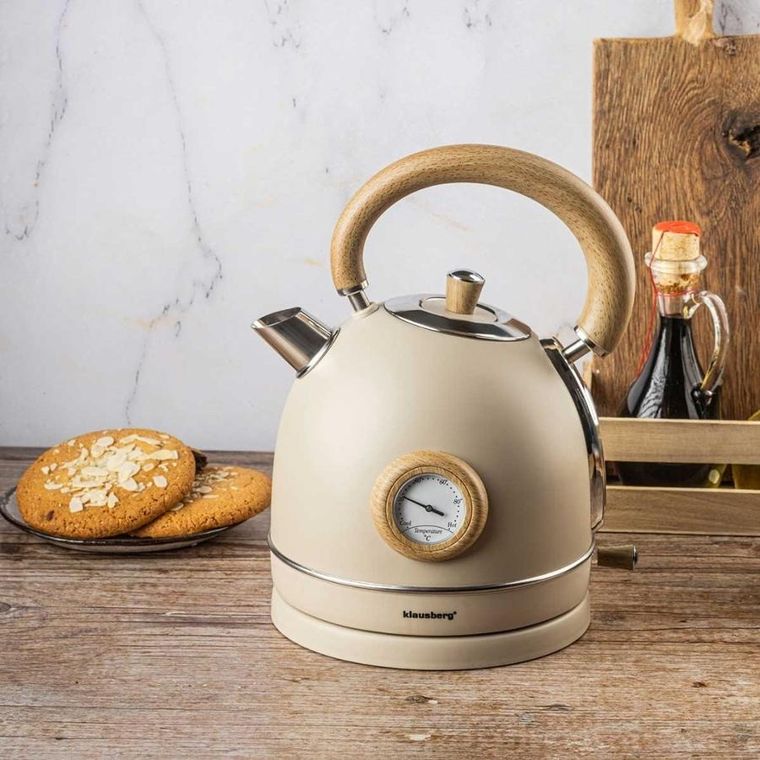 Klausberg, Retro, czajnik elektryczny z termometrem, 1,8l
