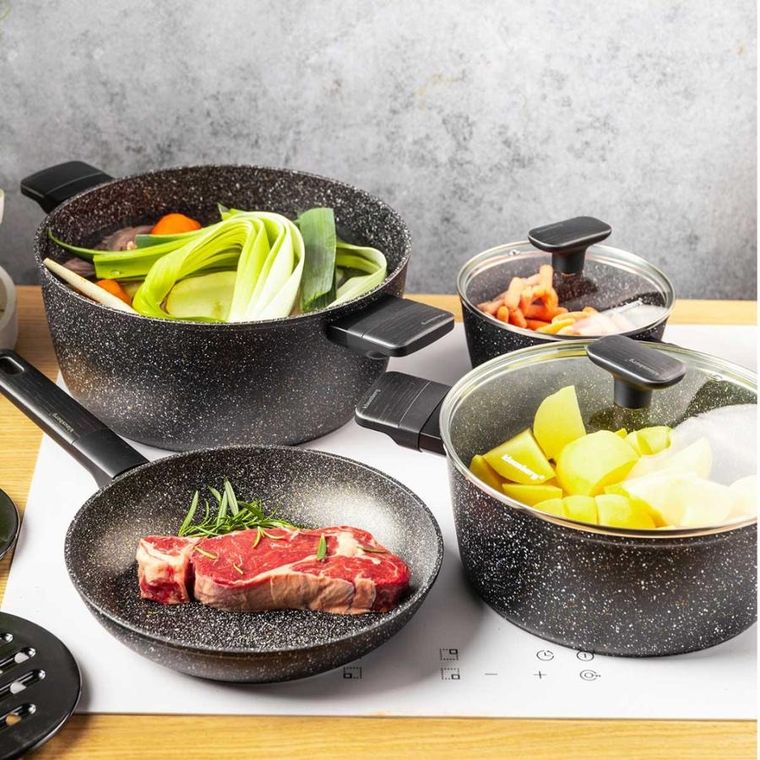 Klausberg, zestaw garnków marmurkowych, 12 elementów