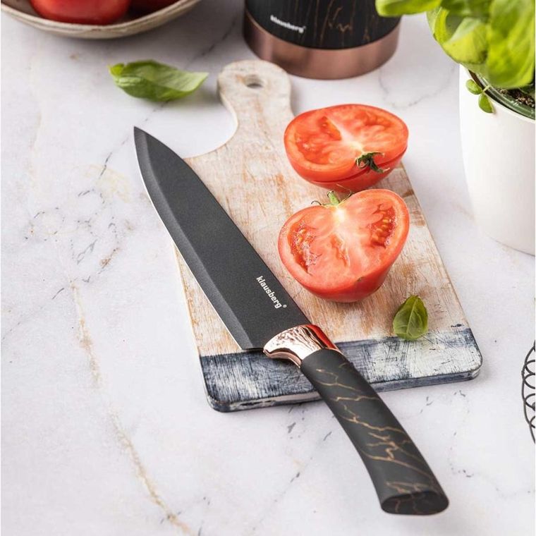 Klausberg, zestaw noży kuchennych na stojaku, 5 szt.